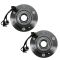 07-11 GM Full Size SUV & Truck 1500 4WD Front Wheel Bearing & Hub PAIR