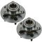 02-07 Dodge Ram PU w/RWAL Front Hub & Bearing Assy PAIR