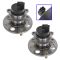 06-11 Hyundai Accent, Kia Rio, Rio 5 Rear Wheel Hub & Bearing (w/ABS) PAIR