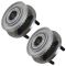 89-92 Volvo 740; 89-90 760; 89-91 780; 91-95 940; 92-94 960 w/ABS Front Wheel Bearing & Hub PAIR