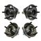 Buick, Chevy, Pontiac, Saturn Front & Rear Wheel Hub & Bearing Assembly (Set of 4)