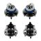 99-05 Chevy, Olds, Pontiac Multifit Front & Rear Wheel Bearing & Hub Assemblies (Set of 4)