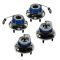 01-06 Buick, Chevy, Olds, Pontiac AWD Multifit Front & Rear Wheel Hub & Bearing (Set of 4)