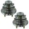 06-10 Kia Optima; 06-09 Sonata; 07-10 Magentis w/ ABS Rear Wheel Bearing & Hub Assy PAIR