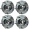 07-10 Saturn Sky; 06-08 Solstice w/ABS; 09-10 Solstice Frnt & Rear Whl Bearing & Hub Assy (Set of 4)