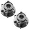 07-14 Mazda CX-9 w/4WD Rear Wheel Bearing & Hub Pair