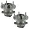 07-14 Mazda CX-9 w/FWD Rear Wheel Bearing & Hub Pair