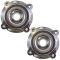 08-16 Toyota Sequoia; 07-16 Tundra w/2WD Front Hub & Bearing Assembly Pair