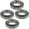 86-95 Suzuki Samari Rear Inner & Outer Wheel Bearing W/Seal Kit Pair