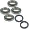 86-95 Suzuki Samari Rear Inner & Outer Wheel Bearing W/Seal Kit Pair