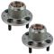 04-11 Aveo; 07-11 Aveo5; 04-09 Swift; 09-10 G3 Rear Wheel Bearing & Hub Assembly (w/o ABS) Pair