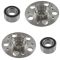 2003-10 Mercedes CLK320 350 430 500 Rear Wheel Hub & Bearing Kit Pair