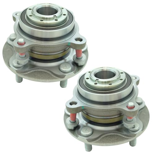 08-17 Toyota Sequoia; 07-17 Tundra w/2WD Front Wheel Hub & Bearing Assembly LF RF Pair