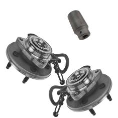 02-05 Ford Explorer 4dr Front Hub & Bearing Pair with 30mm Socket