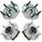 10-16 Chevy Equinox; GMC Terrain Front & Rear Wheel Hub & Bearing Kit (4pcs)