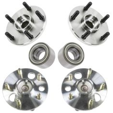 99-03 Lexus RX300; 92-01 Toyota Camry; 99-03 Solara Front & Rear Wheel & Bearing Kit (6pcs)