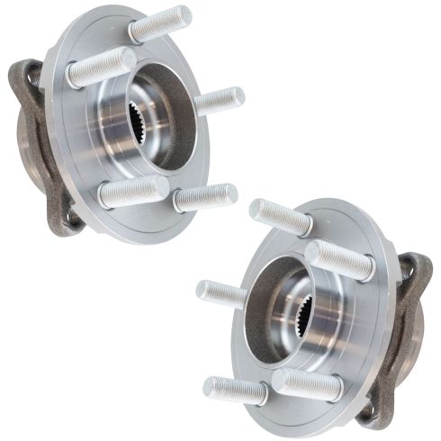 Ford Mustang Rear Driver & Passenger Side 2 Piece Wheel Bearing & Hub ...