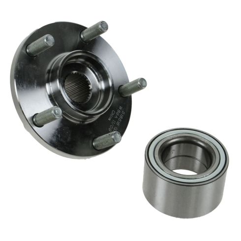 Nissan Altima Maxima Front & Rear 4 Piece Wheel Bearing & Hub Kit