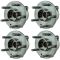 11-16 Ford Explorer; 13-16 Explorer Police Interceptor Front & Rear Wheel Hub Set of 4 (Timken)