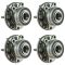 11-16 Ford Explorer; 13-16 Explorer Police Interceptor Front & Rear Wheel Hub Set of 4 (Timken)