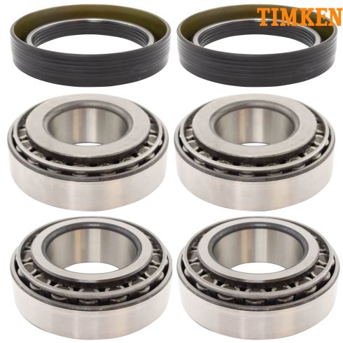 MileMateSet HM212049, HM21201, 3782, 3720 Inner & Outer FF Steer Bearing & Seal Kit (6pc)