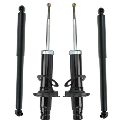 02-09 GM Saab Mid Size SUV Front & Rear Shock Absorber Set of 4