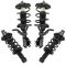 01-02 Honda Civic 1.7L; 03-05 Civic Hybrid Front & Rear Strut & Spring Assemblies (Set of 4)