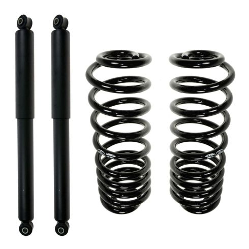 97-02 Expedition; 98-02 Navigator 4WD Rear Air Bag to Coil Spring Conversion Kit with Shocks
