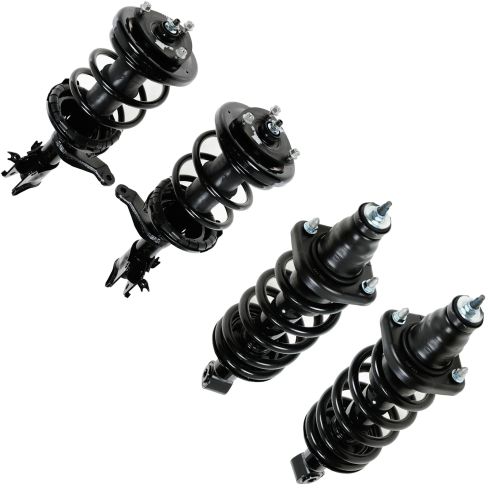 2004 Honda CR-V Front & Rear 4 Piece Strut & Spring Assembly Set