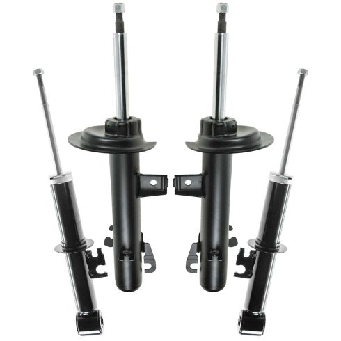 02-12 Mini Cooper, Cooper S; 11-12 Countryman (exc Elect) Front & Rear Shock Absorber Kit (Set of 4)
