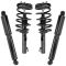 95-03 Ford Windstar (exc Rear Air Susp) Front & Rear Strut & Spring/Shock Absorber Kit (Set of 4)