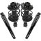 01-07 Town & Country, Caravan, Gr Caravan; 01-03 Voyager Front & Rear Strut & Spring/Shock(Set of 4)