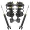 04-08 Maxima Front Strut & Spring Assembly, Rear Shock Set of 4