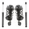 01-06 Hyundai Santa Fe Front Strut & Spring Assembly Rear Shock Kit (Set of 4)