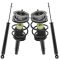 99-06 BMW 3 Series (w/o Sport Suspension) Front Strut Assym & Rear Shock Absorber Set of 4