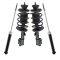 2004-2011 Chevy Aveo, 06-11 Aveo5; 09-10 Pontiac G3 Front Strut Assembly & Rear Shock Set (Kit of 4)