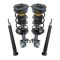 07-11 Nissan Versa Front Strut Assembly & Rear Shock Absorber Kit (Set of 4)