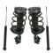 06-11 Hyundai Accent; Kia Rio, Rio5 Front Strut & Spring Assembly & Rear Shock Absorber Kit (4pc)