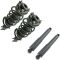 09-12 VW Routan (exc Elect Sup) Front Strut & Spring Assembly & Rear Shock Absorber Kit (Set of 4)