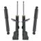 08-14 Chrysler Town & Country; Grand Caravan; 09-12 VW Routan Front & Rear Strut & Shock Kit (4pcs)