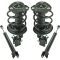 09-14 Nissan Maxima Front Strut & Spring Assembly & Rear Shock Absorber Kit (Set of 4)