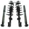 03-14 Volvo XC90 Front Strut and Spring Assembly & Rear Shock Absorber Kit (Set of 4)