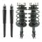 11-14 Ford Mustang Base, GT Front Strut & Spring Assembly & Rear Shock Absorber Kit (4pc)