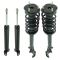 11-15 Dodge Durango Front Strut & Spring Assembly & Rear Shock Absorber Kit (4pc)