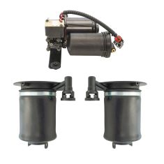 07-13 Ford Expedition, Lincoln Navigator Air Ride Compressor w/Rear Air Spring Kit (3 Piece Set)