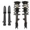 10-12 Hyundai Santa Fe Front Strut & Spring Assembly & Rear Shock Absorber Kit (Set of 4)