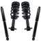 14-15 Silverado, Sierra 1500 4WD Front & Rear Shock & Spring Assembly Kit (4pcs)