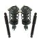 11-16 Hyundai Elantra Sedan Front Strut & Spring Assembly & Rear Shock Kit (4pc)