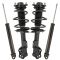 12-14 Hyundai Sonata (w/o Sport Susp) Complete Front & Rear Strut Assembly Shock Absorber Kit (4pcs)