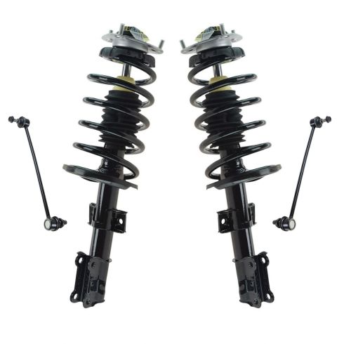 03-14 Volvo XC90 Front Loaded Strut & Sway Link Kit (4pc)